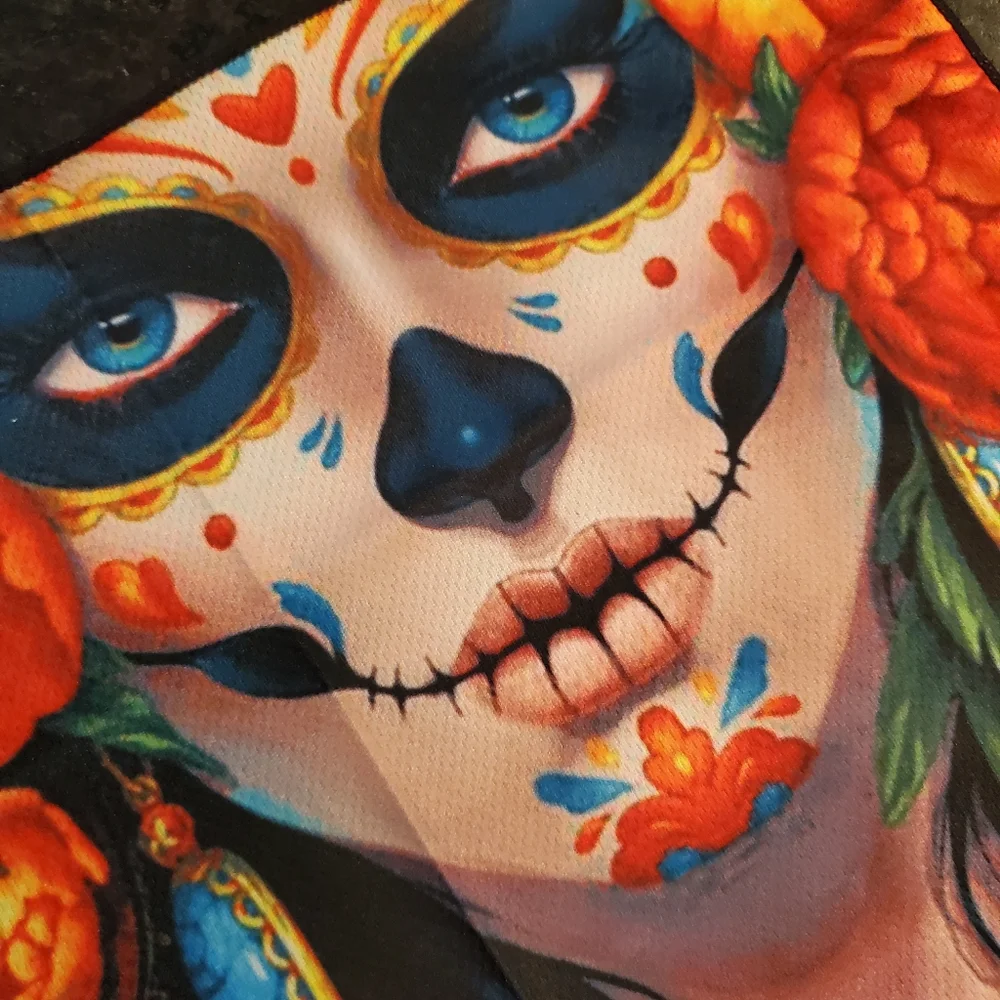 🐕 Day of the Dead Neck Gaiter